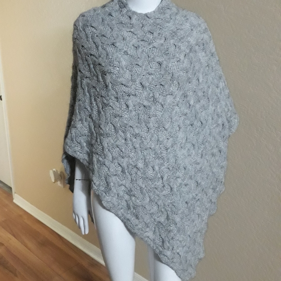 Cerretelli Firenze Made in Italy Poncho Sweater Alpaca Blend - Picture 4 of 9